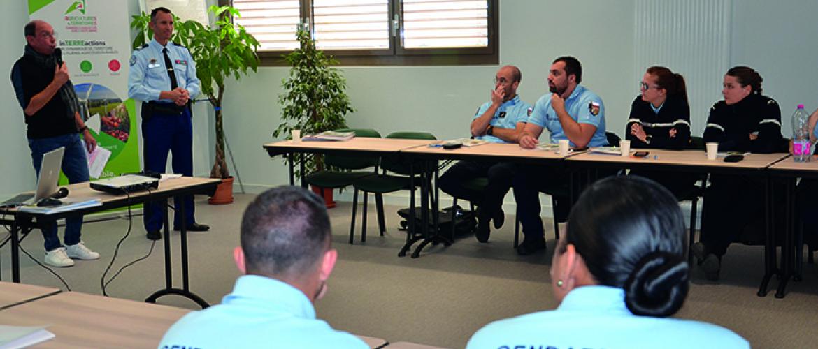 Pour Bernard Flammarion il est nécessaire d’instaurer un dialogue entre la gendarmerie et les exploitants agricoles.