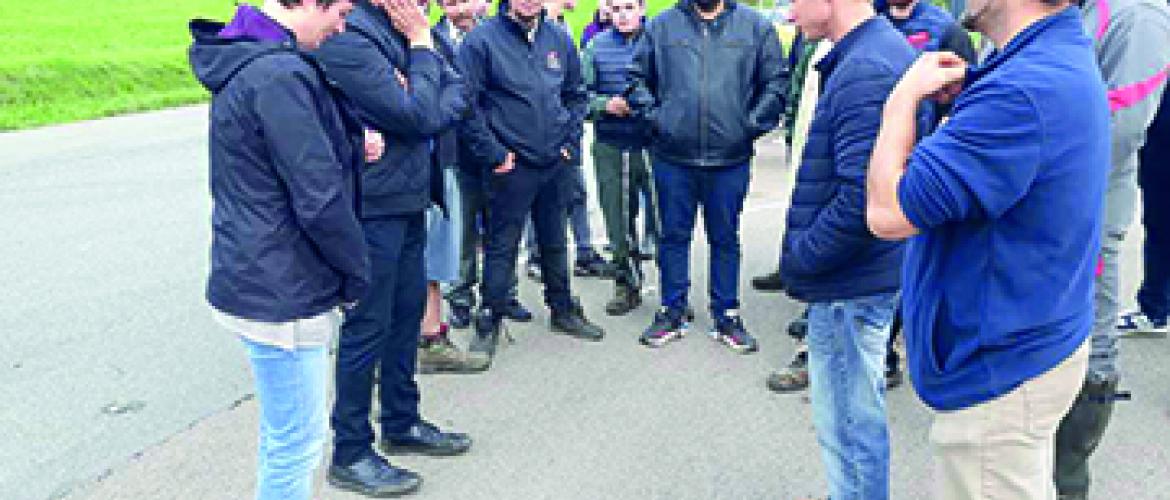 Les présidents Sodiaal des sections Est et Centre Est ont rencontré les manifestants.