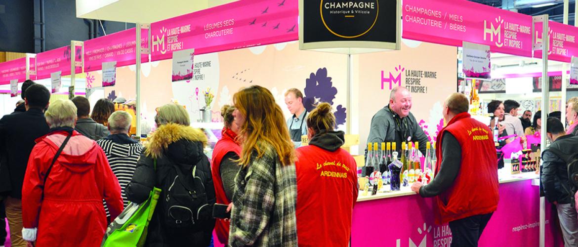 Cette année, le stand de la Haute-Marne était particulièrement bien exposé. Cette année, le stand de la Haute-Marne était particulièrement bien exposé.