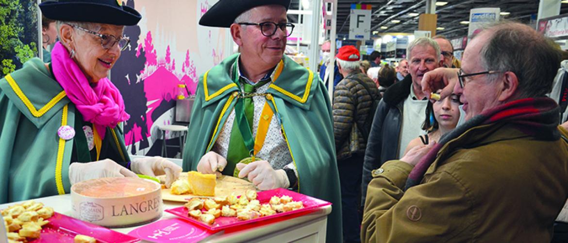 Cette année, une vitrine présentant les fromages haut-marnais sera mise en place aux côtés des éleveurs (photo d’archives).